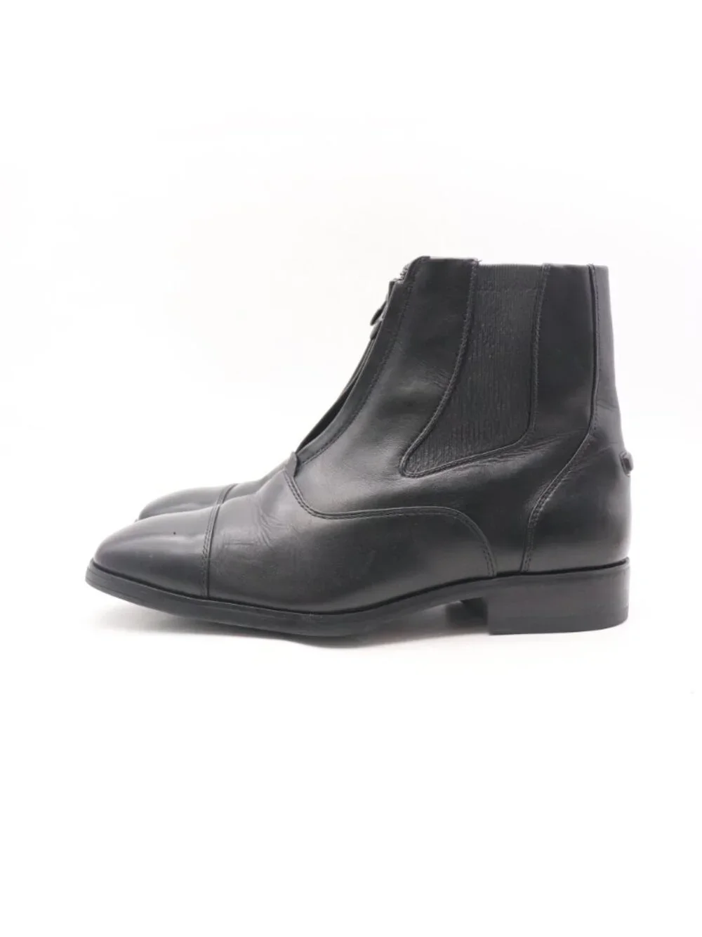 Ariat Heritage Paddock Zip Boots Women Size 8.5 Black Leather Horse Riding_4